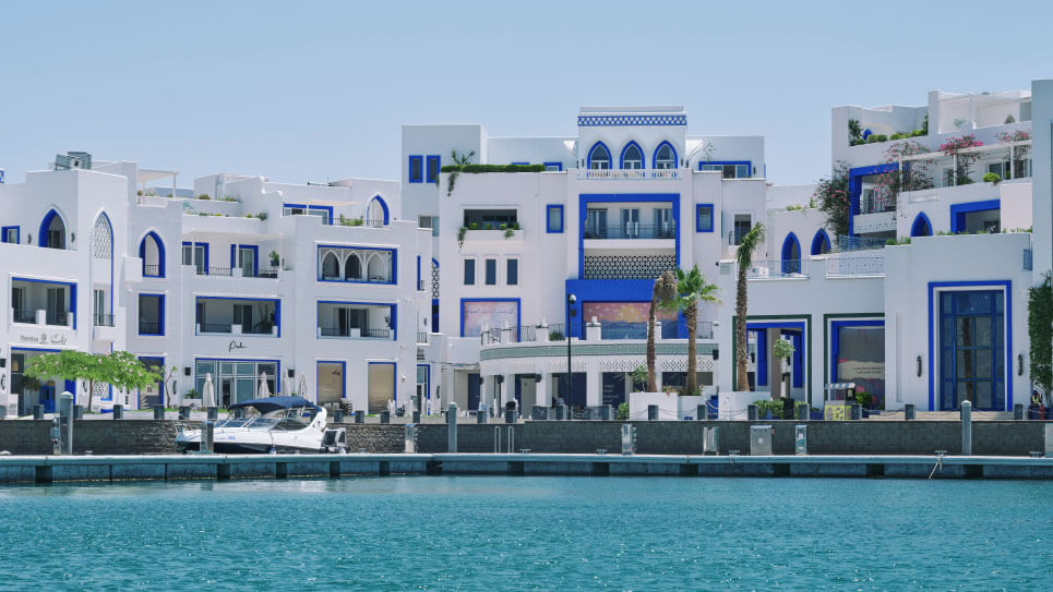 View of Marina Village docks.